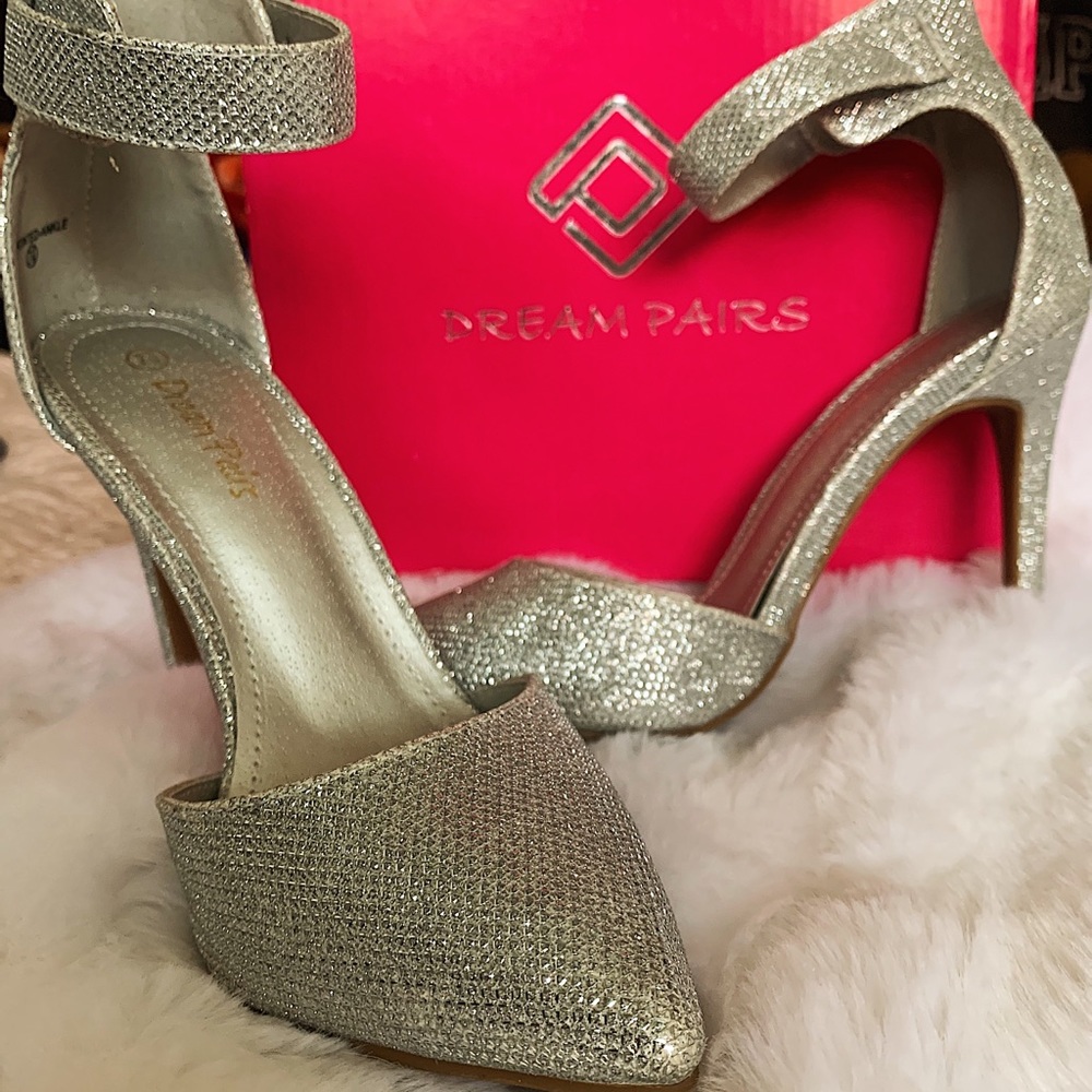 Silver Sparkly Heels